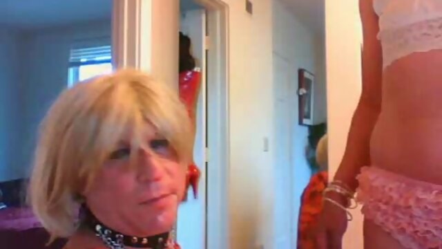 tranny slut cyndee sucks off sissy faggot whore