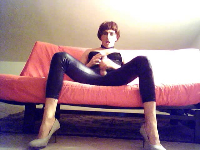 Latex Man`s Naughty Pleasure: Smoking Fetish & Big Cock Jerking